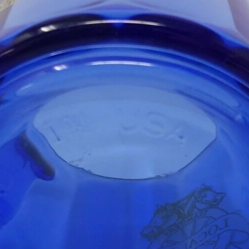 International Brotherhood Of Teamsters Union Local #995 Blue Glass Mug‎ USA Made